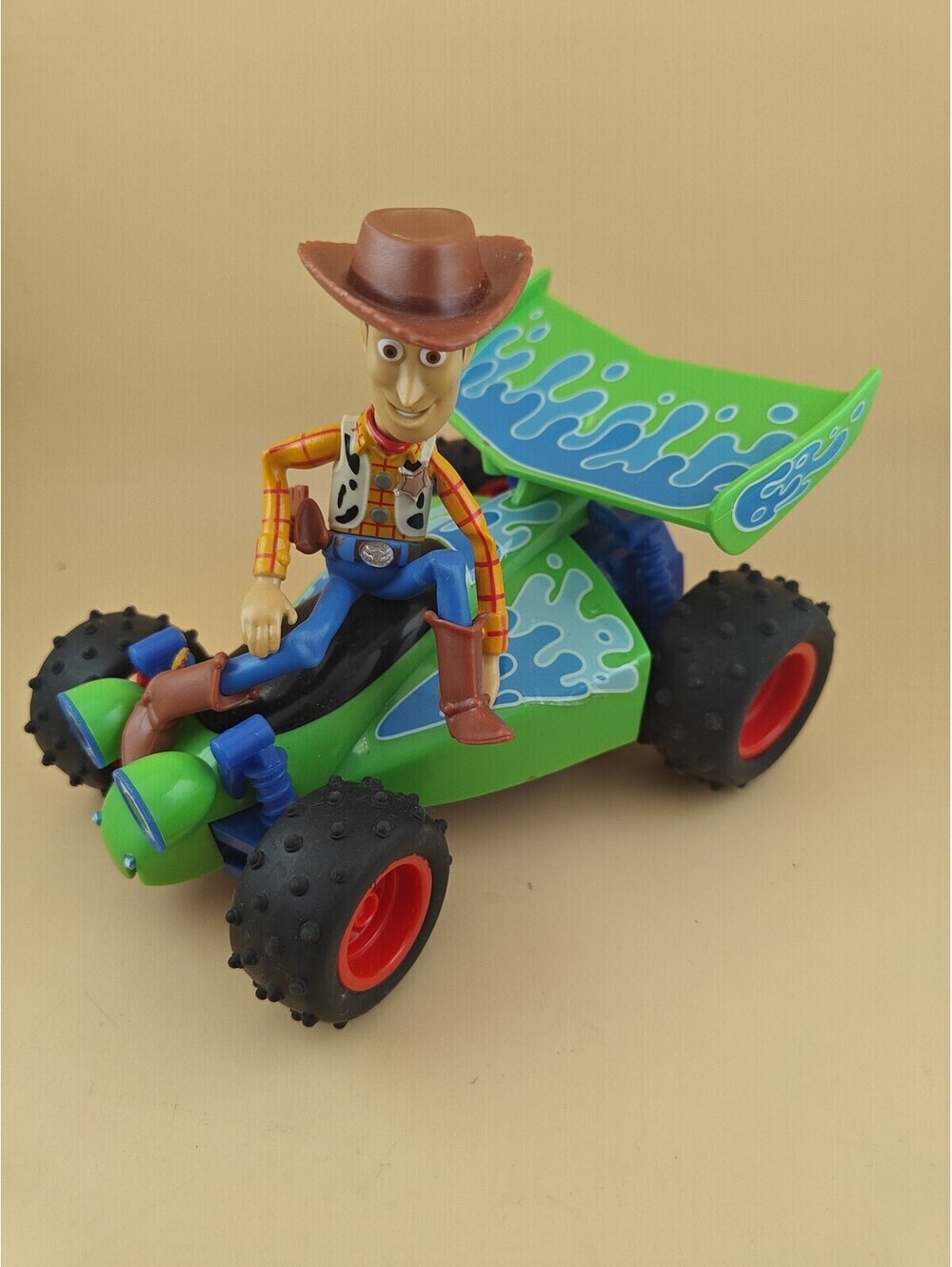 Disney Pixar Toy Story RC Buggy Car Free Wheel No Remote Used